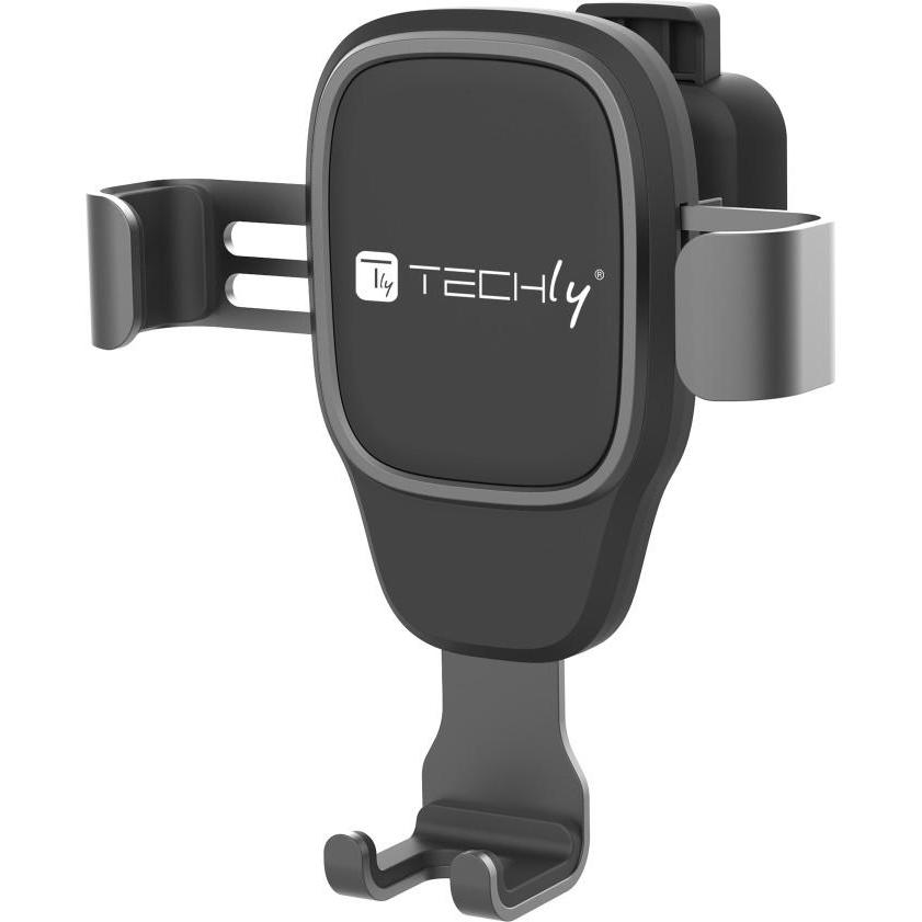 Techly I-SMART-GRAV, Smartphone Halterung, Schwarz