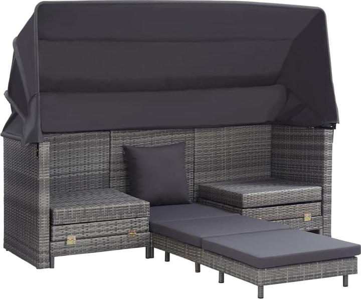 Grau und Dunkelgrau (Kissen)