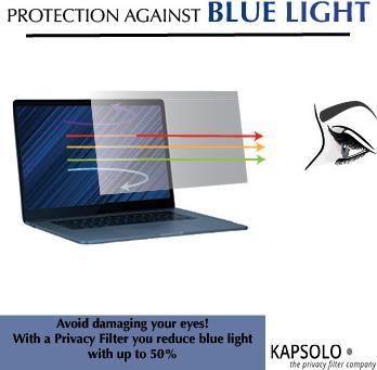 Actual product image Kapsolo 2-Way Privacy Film removable for HP Elitebook X360 1040 G7 G8 (14", 16 : 9)