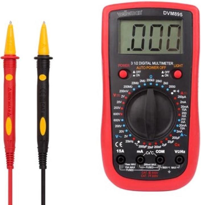 Produktbild Velleman DIGITAL-MULTIMETER - CAT III 600 V / CAT IV 300 V - 1999 COUNTS (CAT IV 300V, CAT III 600V)