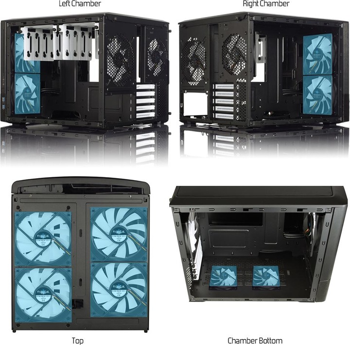 Actual product image Fractal Node 804 (mATX, Mini-ITX)