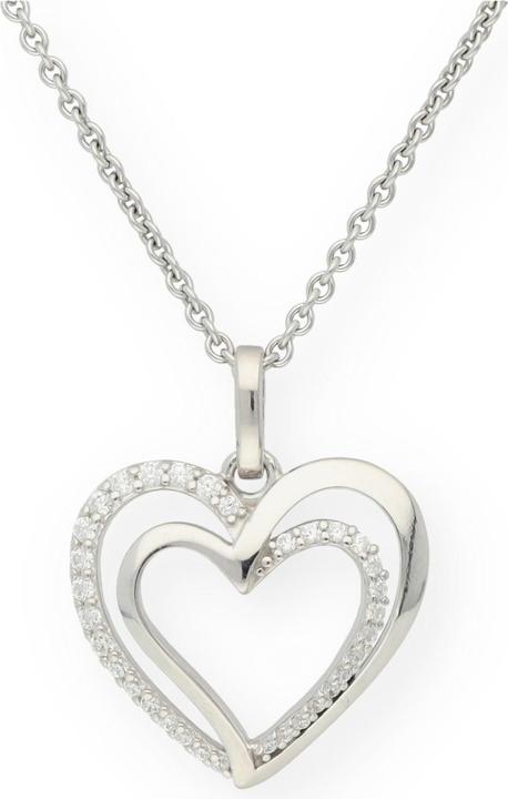 Actual product image Carat hearts (Silver 925, 45 cm)