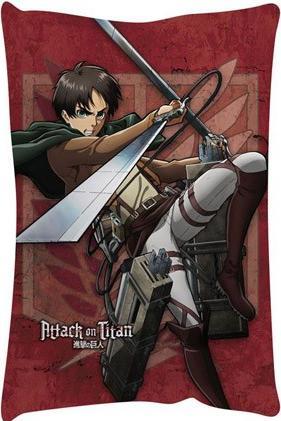 Immagine prodotto POPbuddies Cuscino Attack on Titan Eren Jaeger 50 x 35 cm (50 x 35 cm)