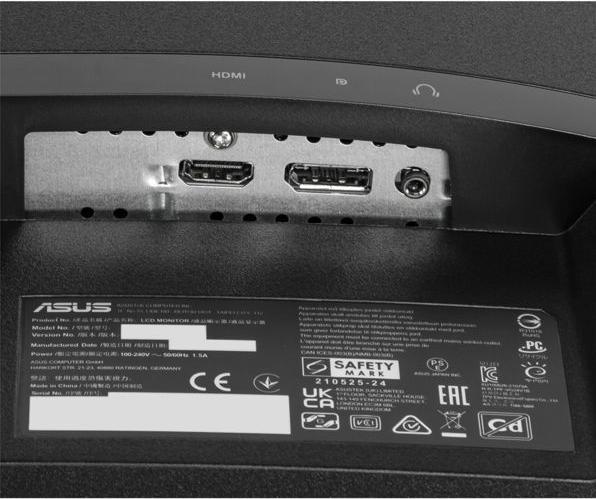 Actual product image ASUS TUF Gaming VG24VQ1B (1920 x 1080 pixels, 23.80")