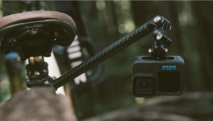 Actual product image GoPro Boom + handlebar mount (HERO8 Black, Hero11 Black Mini, Hero 12, Hero 10 Black, Hero 11 Black, Hero 9 Black)
