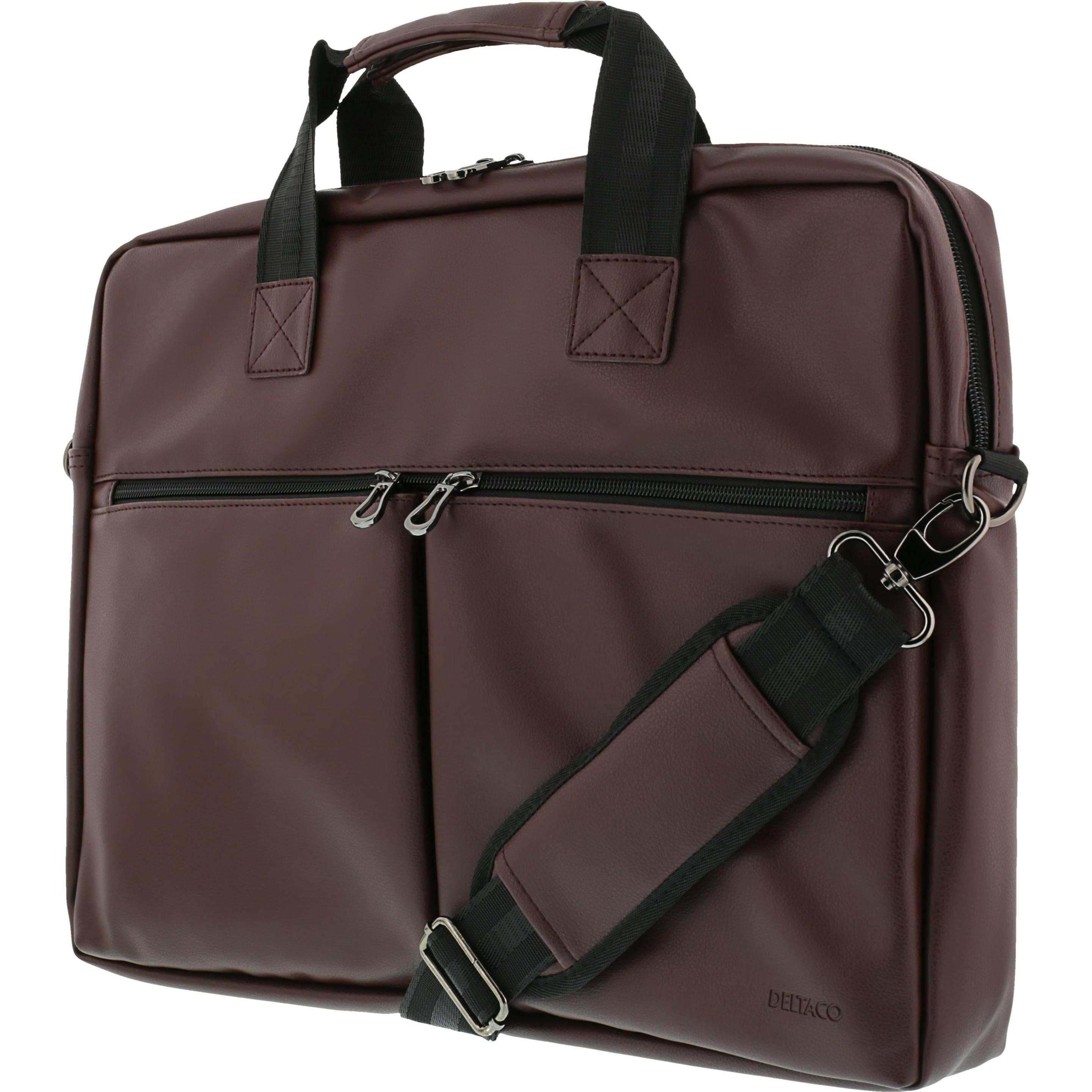 Deltaco Marrone Borsa Per Laptop Nv-795 Fino A 15,6", (15.60", Universale), Borsa Per Notebook,