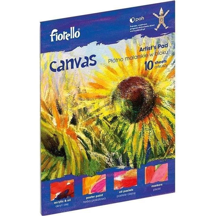 Fiorello, Telaio Telato, Tela Dipinta In Blocco 9X12 (30.48 X 22.86 Cm)