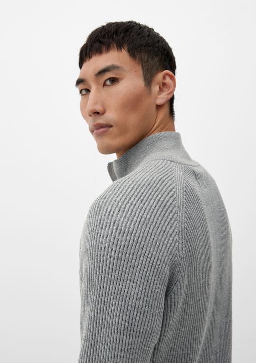 Produktbild s.Oliver Strickpullover Strickpullover mit Half-Zip (M)