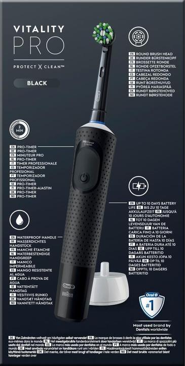 Produktbild Oral-B Vitality Pro D 103 Black Hangable Box (Oszillierende Zahnbürste)