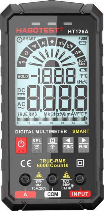 Actual product image Habotest HT126A Digital Universal Multimeter