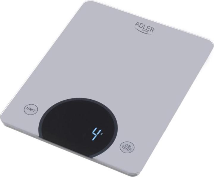 Actual product image Adler AD 3173S kitchen scale Grey Built-in Rectangle Electronic kitchen scale