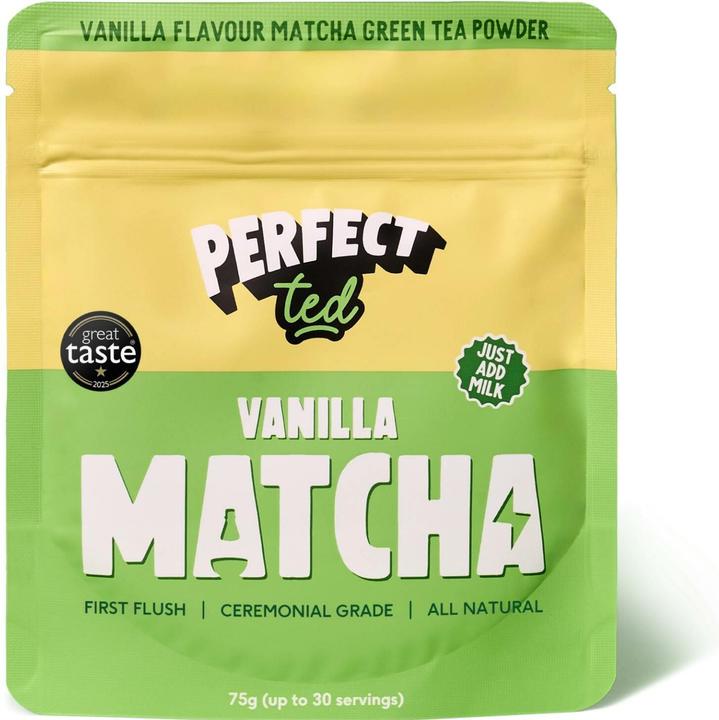 Produktbild PerfectTed Matcha-Pulver Vanille (75 g)
