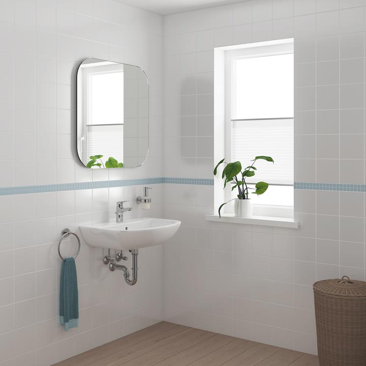 Produktbild Grohe bau ceramic - wastafel 600 + wastafelkraan start flow met waste, alpine wit/chroom