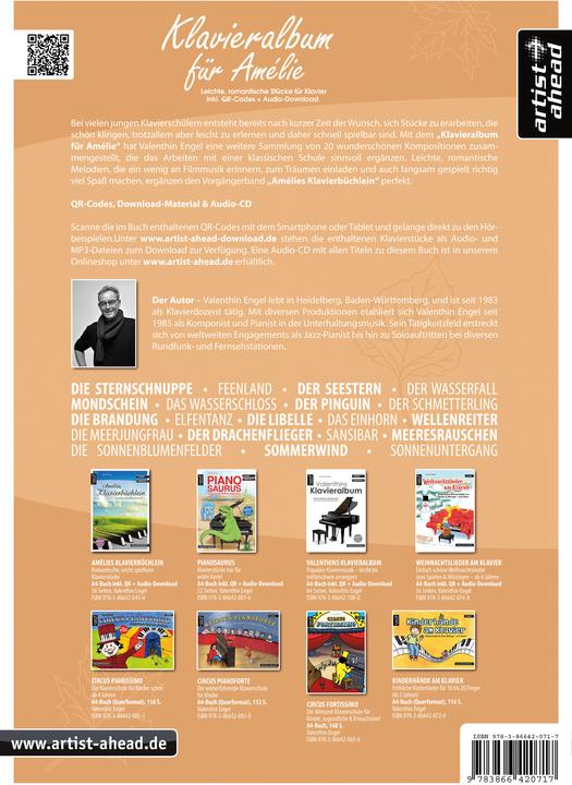 Produktbild Klavieralbum für Amélie (Deutsch, Valenthin Engel, 2019)