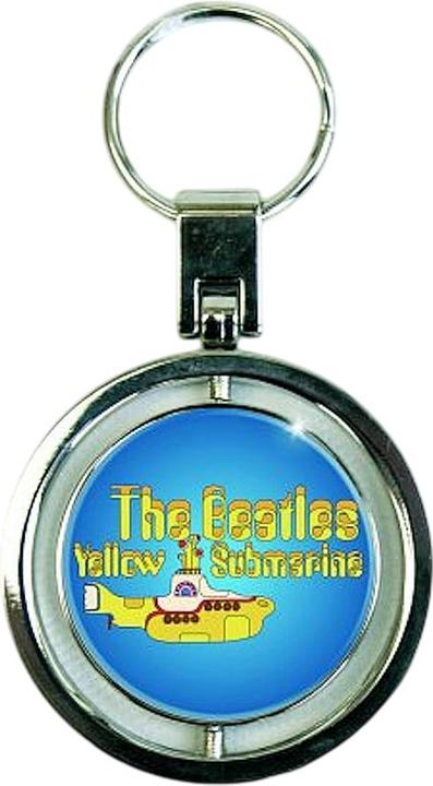 Actual product image The Beatles Yellow Submarine Band & Sub Spinner Keyring