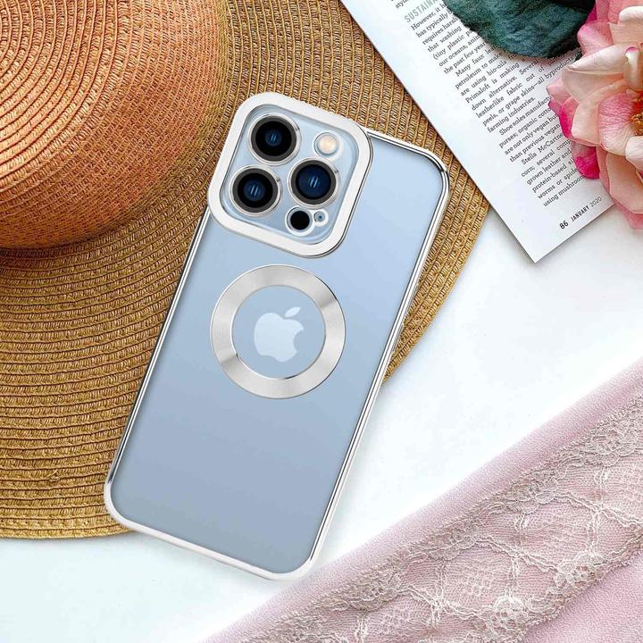 Produktbild Cadorabo TPU Hülle Chrome mit Kameraschutz für Apple iPhone 13 PRO MAX (Apple iPhone 13 Pro Max)