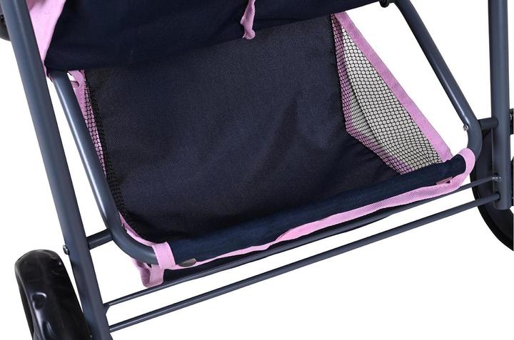 Image du produit Knorrtoys Zwillingspuppenwagen Duo - "star grey pink"