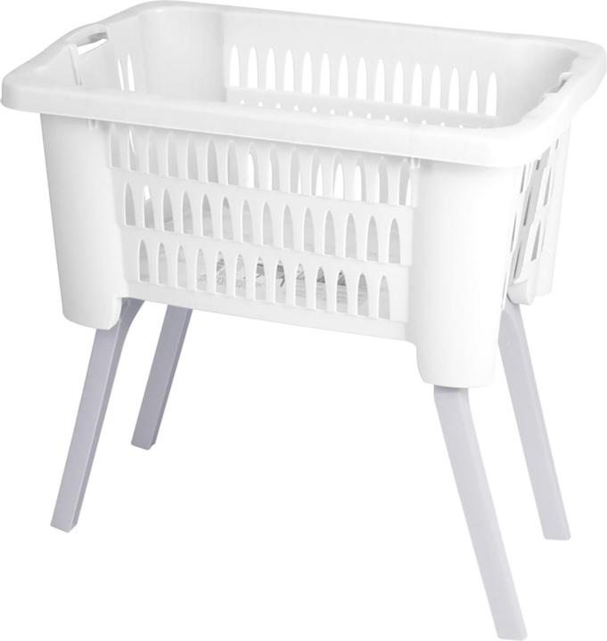 Inda-Exclusiv Wäschekorb Wäschesammler klappbaren Füssen B60xL40xH28/58cm (38 l)