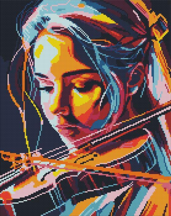Immagine prodotto Ideyka Mosaico a diamante - Violino virtuoso 40x50cm con cornice