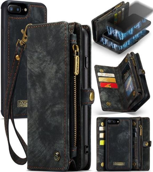 Caseme 2 in 1 Portemonnaie Hülle (Apple iPhone 7 Plus, Apple iPhone 8 Plus)