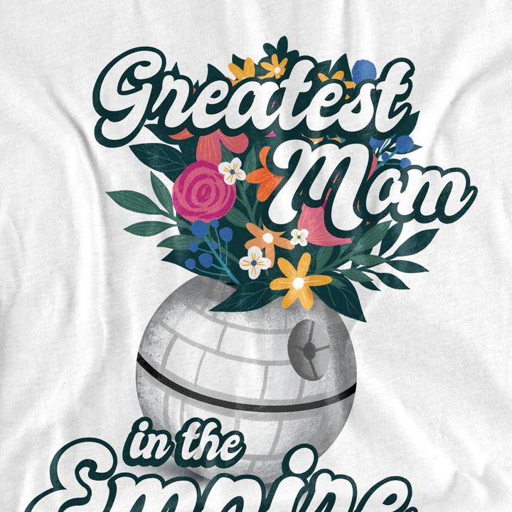 Produktbild Star Wars Greatest Mom In The Empire TShirt Muttertag (XXL)