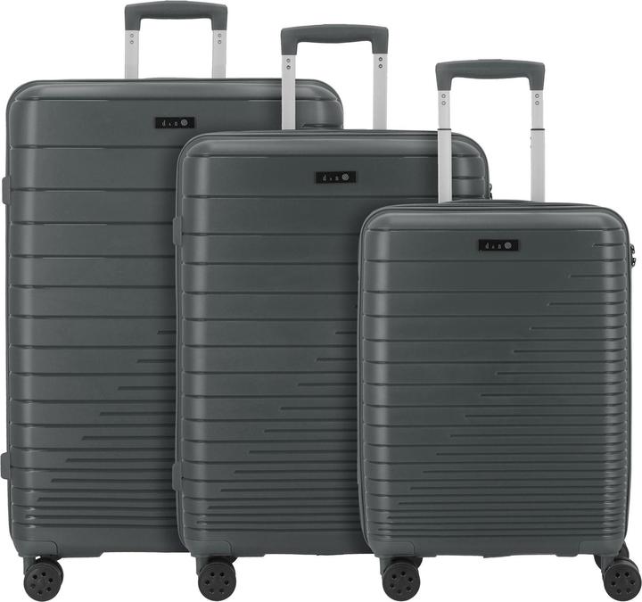 Immagine prodotto D&N Travel Line 4600 set di valigie a 4 ruote 3 pezzi (195 l)