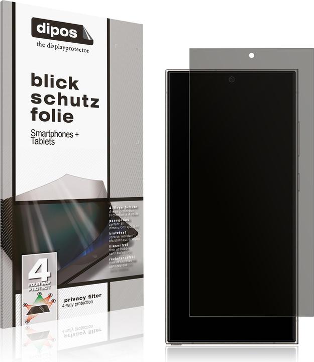 Actual product image Dipos Screen Protector 4-Way Privacy (1 pcs., Samsung Galaxy S24 Ultra)