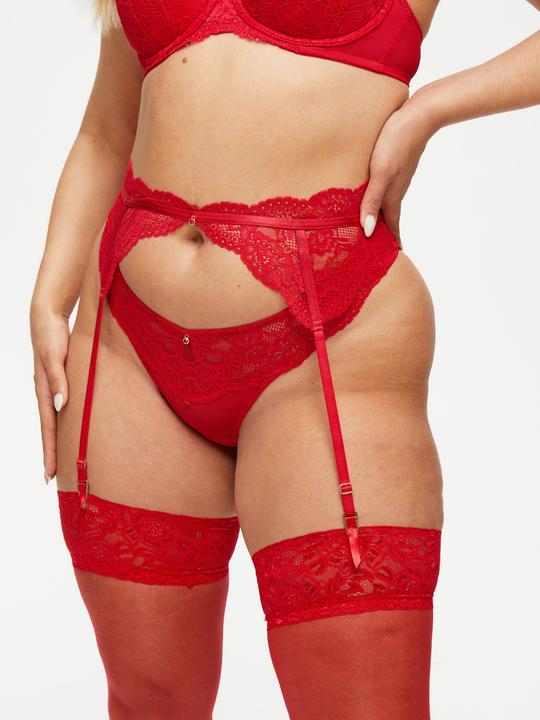 Actual product image Ann Summers Garter Belt Sexy Lace Planet - red (M)