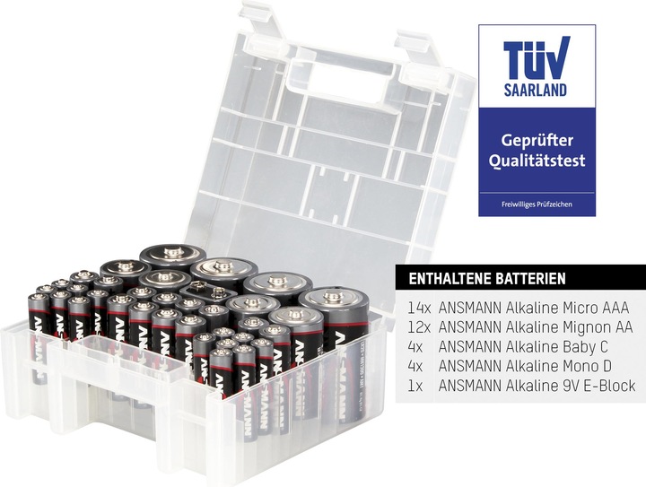 Image du produit Ansmann BatterieSet (35 pcs, AAA)