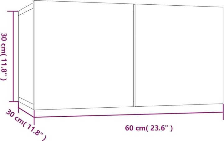 Produktbild VidaXL Elliot (80 x 30 x 30 cm)