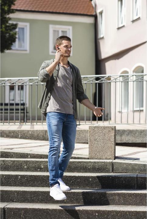 Produktbild Hama Bluetooth®-Kopfhörer Spirit Unchained, True Wireless Earbuds, ENC, FC, BL (Aktive Geräuschunterdrückung, 16 h, Kabellos)