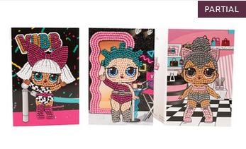 Actual product image Craft Buddy LOL Characters, Card Set 10x15cm Crystal Art