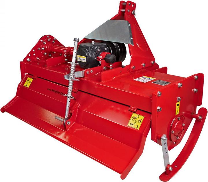 Produktbild Dema Bodenfräse Rotorfräse Heckfräse Ackerfräse Fräse Anbaugerät 125 cm für Traktor bis 30 PS