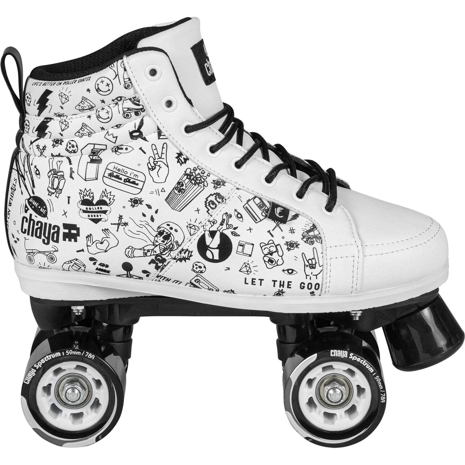 Powerslide, Rollschuhe, Chaya Vintage Rollerskates (38), Weiss