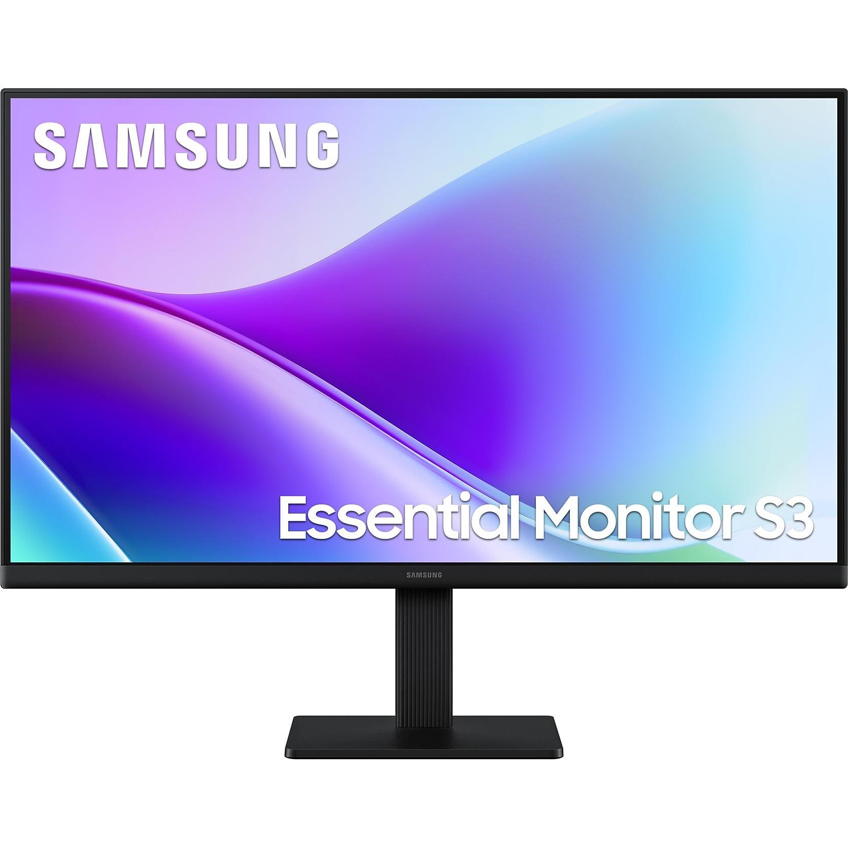 Samsung Essential – S32GF (1920 x 1080 Pixel, 24"), Monitor, Schwarz