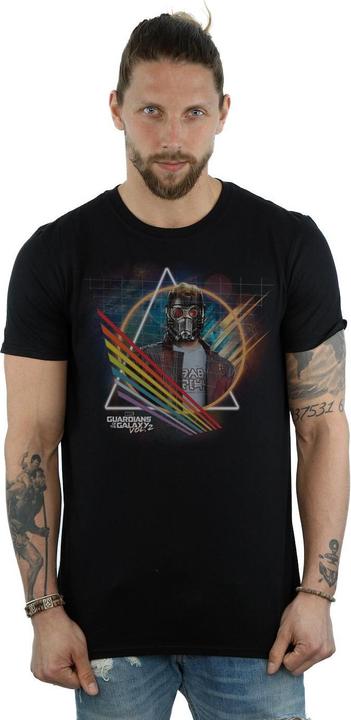 Produktbild Guardians Of The Galaxy Neon Star Lord Masked TShirt (L)