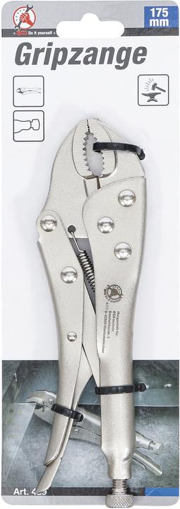 Actual product image BGS Self-Grip Pliers 175 mm (175 mm)