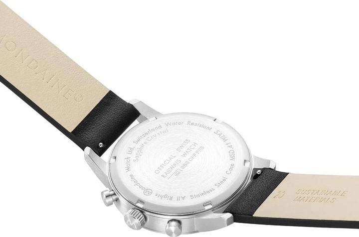 Actual product image Mondaine Neo Vegan (Chronograph, 41 mm)