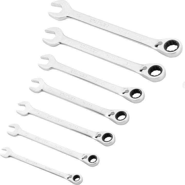 Stanley Ratelringsleutel (17 mm, 12 mm, 14 mm, 10 mm, 13 mm)