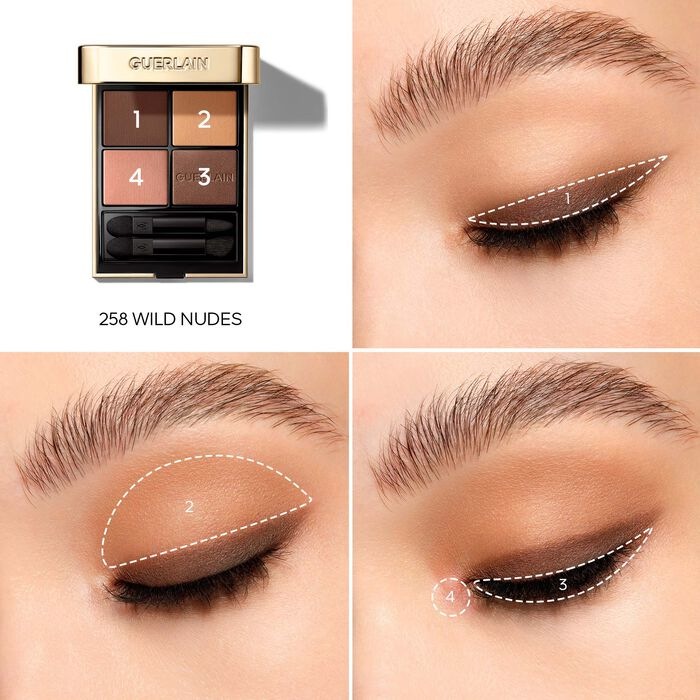Productafbeelding Guerlain Ombre G 23 Oogschaduw X4 Wild Nudes (258 Wilde Naakten)