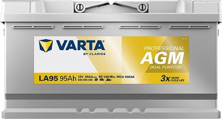 Immagine prodotto Varta Batteria AGM professionale (12 V, 95 Ah, 850 A)