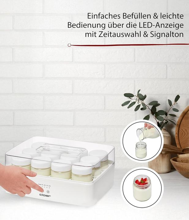 Actual product image Cloer Joghurtbereiter für 12 Gläser