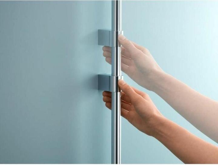 Actual product image Grohe Vitalio Start 110 QuickFix shower rail set, glue or drill, length 900mm, water-saving, 1 shower head