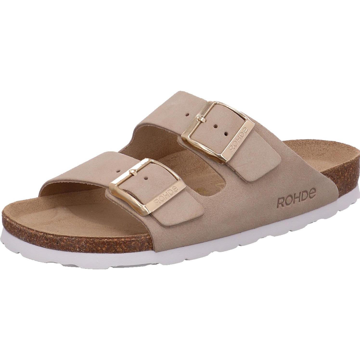 Rohde, Damen, Hausschuhe, Pantoletten, Beige, (41)