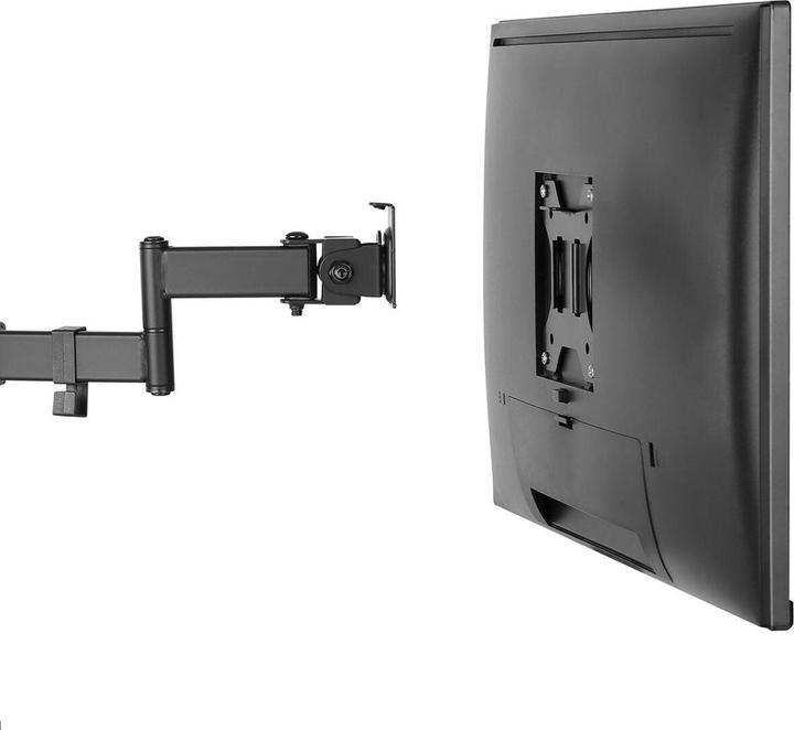 Image du produit Maclean MC-984 LED LCD Monitor Arm Bracket for Pole Mounting 8kg 28-60mm Extendable Folding 17-32" (bras (Barre, Tables, 32", 8 kg)