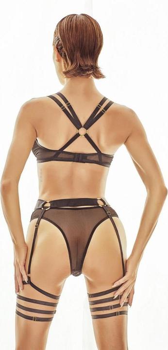 Immagine prodotto Anais Apparel Set di 3 pezzi in nero (L)
