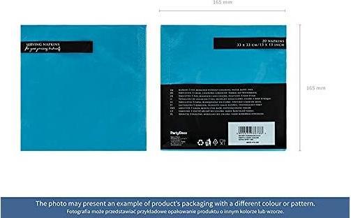 Actual product image Partydeco Napkins, 3 layers, silver metallic, 33x33cm (1 pkt / 20 pc.) (20 pcs., 33 x 33 cm)