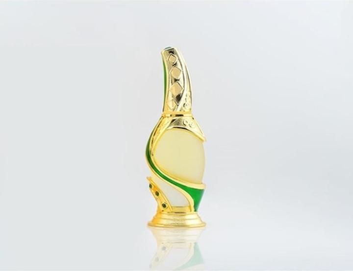 Actual product image Khadlaj Rimaal Green - Perfumed Oil Without Alcohol - 15 ml (Extrait De Parfum, 15 ml)