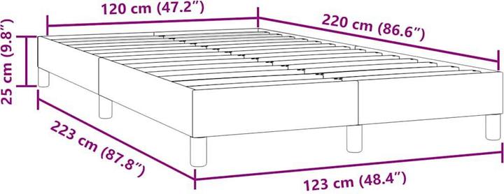 Produktbild vidaXL Boxspringbett (120 x 220 cm)