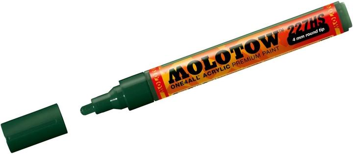 Actual product image Molotow Permanent marker One4All 227 HS refillable 4mm future green (1x)
